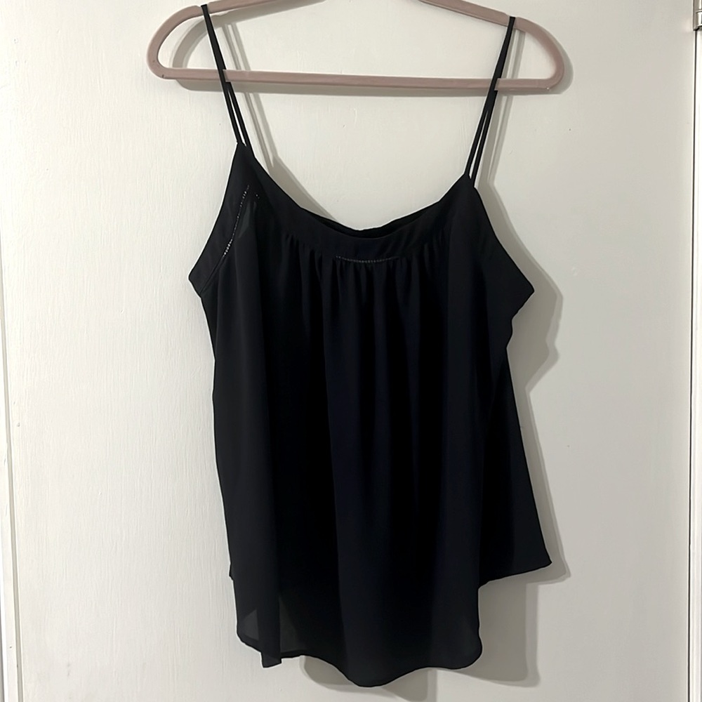 Loft Large Semi-sheer Camisole Navy